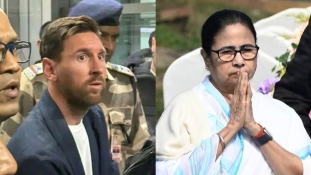 মেসির কাছে প্রকাশ্যে ক্ষমা চাইলেন মমতা ব্যানার্জি