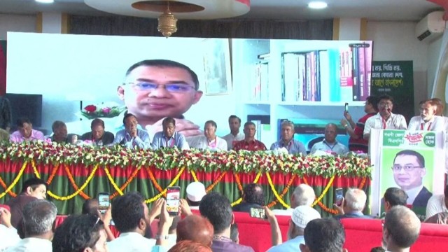 গণতন্ত্রে ফেরার পথে নানামুখী ষড়যন্ত্র চলছে: তারেক রহমান