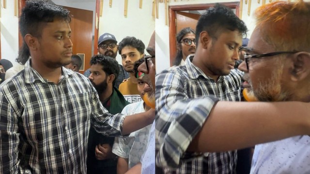 কাঁদলেন হাসনাত, আবেগে কাঁপল পুরো জনতা