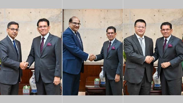 পররাষ্ট্রমন্ত্রীর সঙ্গে ভারত, পাকিস্তান ও চীনের দূতদের পৃথক বৈঠক