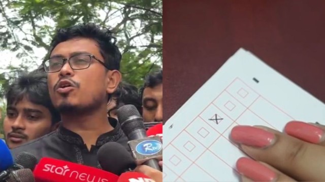 আগে থেকেই সাদিক কায়েমের ব্যালটে ভোটের অভিযোগ, রিটার্নিং কর্মকর্তার বক্তব্য