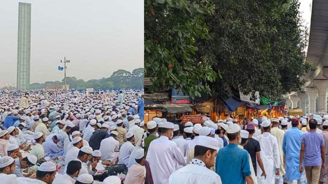 ইসলামি মহাসম্মেলনে যোগ দিতে সোহরাওয়ার্দী উদ্যানে জনতার ঢল