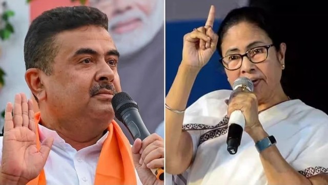 শুভেন্দুর কাছে পরাজিত মমতা