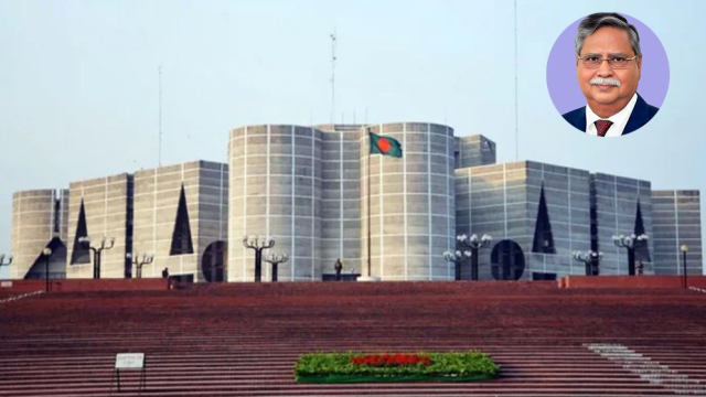 সংসদ ভবনের দক্ষিণ প্লাজায় নতুন মন্ত্রিসভার ঐতিহাসিক শপথ কাল